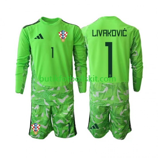 Kroatien Dominik Livakovic 25 Målvakt Barn Hemma Matchtröja /27 Långärmad 2026