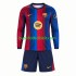 FC Barcelona Barn Hemma Matchtröja /27 Långärmad 2026