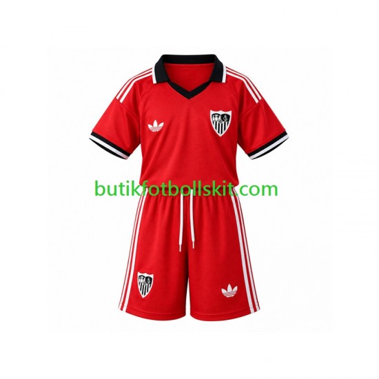 Sevilla FC Barn Hemma Matchtröja /27 Kortärmad Retro 2026