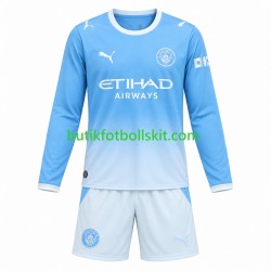 Manchester City Barn Hemma Matchtröja /27 Långärmad 2026