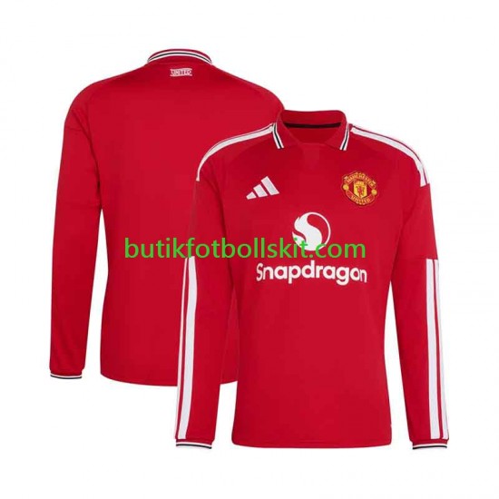 Manchester United Män Hemma Matchtröja /27 Långärmad 2026