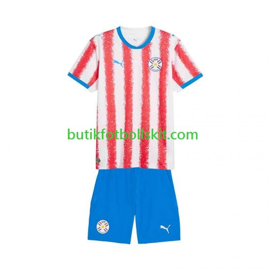 Paraguay Barn Hemma Matchtröja Kortärmad 2026