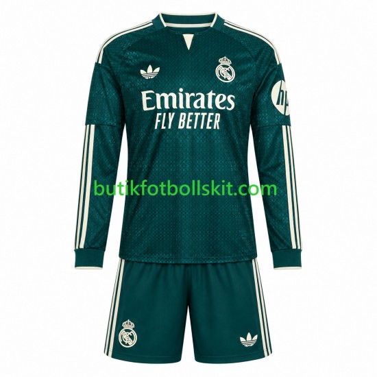 Real Madrid Barn Borta Matchtröja /27 Långärmad 2026