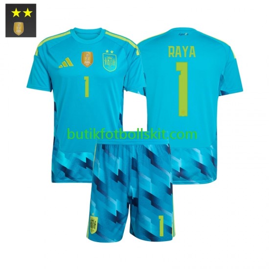 Spanien David Raya 1 Målvakt Barn Hemma Matchtröja /27 Kortärmad 2026