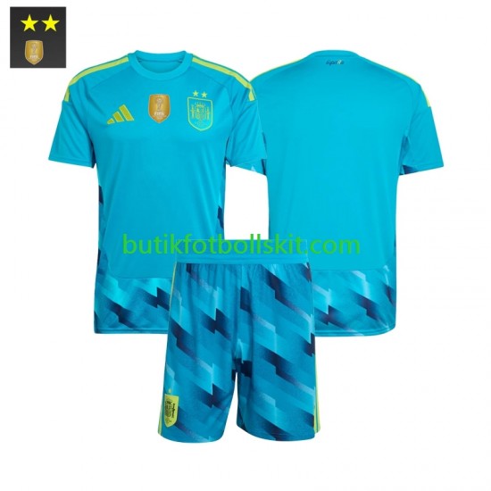 Spanien Målvakt Barn Hemma Matchtröja /27 Kortärmad 2026