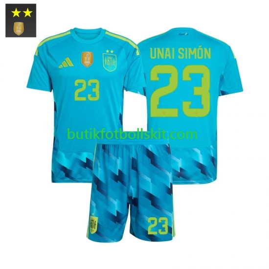 Spanien Unai Simon 23 Målvakt Barn Hemma Matchtröja /27 Kortärmad 2026