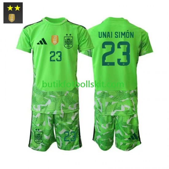 Spanien Unai Simon 23 Målvakt Barn Tredje Matchtröja /27 Kortärmad 2026