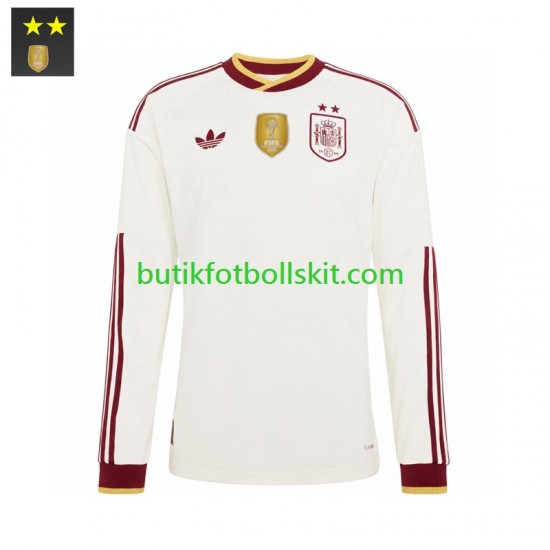 Spanien Män Borta Matchtröja /27 Långärmad 2026