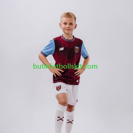 West Ham United Barn Hemma Matchtröja /27 Kortärmad 2026
