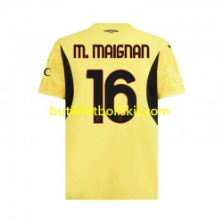 AC Milan Mike Maignan 16 Målvakt Män Borta Matchtröja 2024/25 Kortärmad