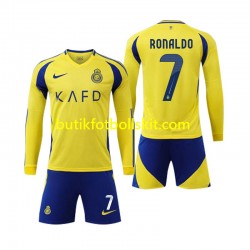 Al Nassr Cristiano Ronaldo 7 Barn Hemma Matchtröja 2024/25 Långärmad