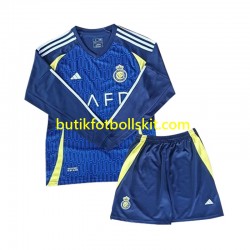 Al Nassr Barn Borta Matchtröja 2024/25 Långärmad
