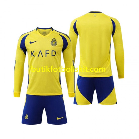 Al Nassr Barn Hemma Matchtröja 2024/25 Långärmad
