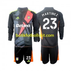 Aston Villa Emiliano Martinez 23 Målvakt Barn Borta Matchtröja 2024/25 Långärmad
