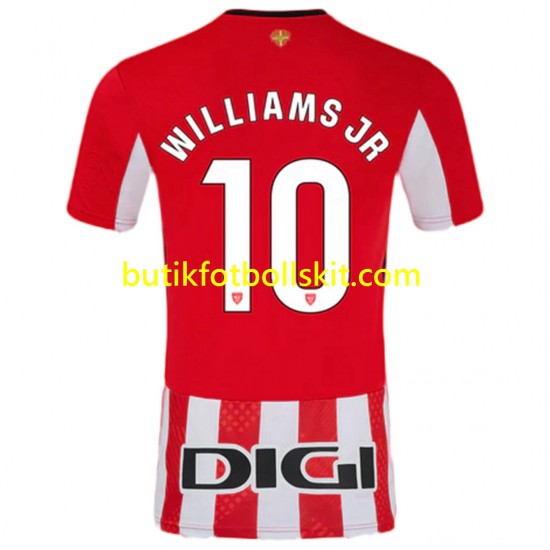 Athletic Bilbao Williams JR 10 Män Hemma Matchtröja 2024/25 Kortärmad