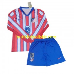 Atlético Madrid Julian Alvarez 19 Barn Hemma Matchtröja 2024/25 Långärmad