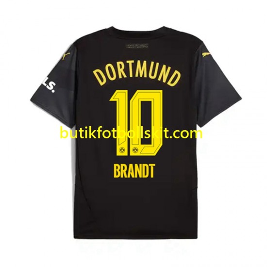 Borussia Dortmund Julian Brandt 10 Män Borta Matchtröja 2024/25 Kortärmad