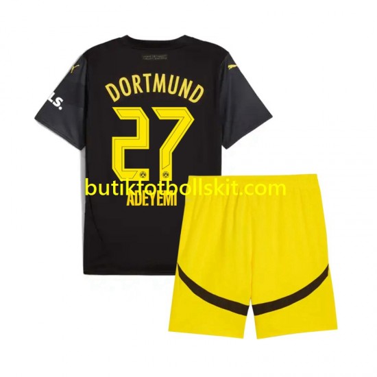 Borussia Dortmund Karim Adeyemi 27 Barn Borta Matchtröja 2024/25 Kortärmad