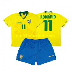Brasilien Romario 11 1994 Retro Barn Hemma Matchtröja Kortärmad
