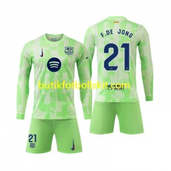FC Barcelona F DE JONG 21 Barn Tredje Matchtröja 2024/25 Långärmad
