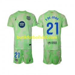 FC Barcelona F DE JONG 21 Barn Tredje Matchtröja 2024/25 Kortärmad