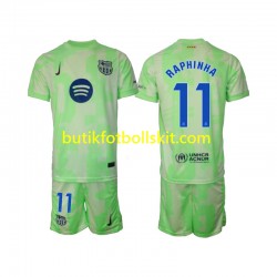 FC Barcelona Raphinha 11 Barn Tredje Matchtröja 2024/25 Kortärmad