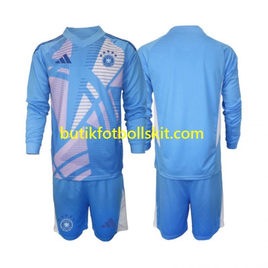 Tyskland Målvakt Barn Fjärdes Matchtröja 2024/25 Långärmad