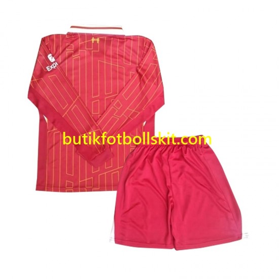 Liverpool Barn Hemma Matchtröja 2024/25 Långärmad