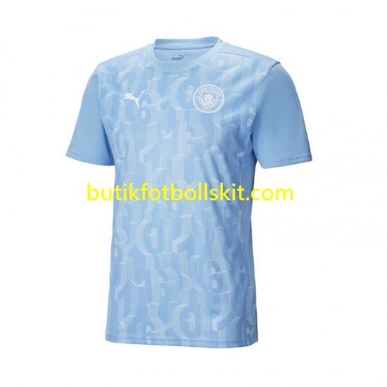 Manchester City Pre-Match Män Hemma Matchtröja 2024/25 Kortärmad