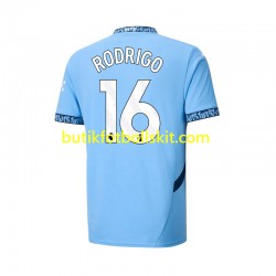 Manchester City RODRIGO 16 Män Hemma Matchtröja 2024/25 Kortärmad