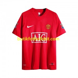 Manchester United 2007 Retro Män Hemma Matchtröja Långärmad