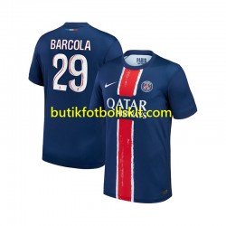 Paris Saint-Germain Bradley Barcola 29 Män Hemma Matchtröja 2024/25 Kortärmad