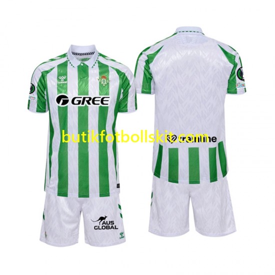 Real Betis Barn Hemma Matchtröja 2024/25 Kortärmad