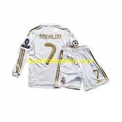 Real Madrid Cristiano Ronaldo 7 Barn Hemma Matchtröja 2011 Långärmad