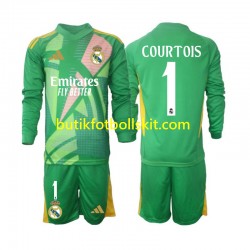 Real Madrid Thibaut Courtois 1 Målvakt Barn Tredje Matchtröja 2024/25 Långärmad