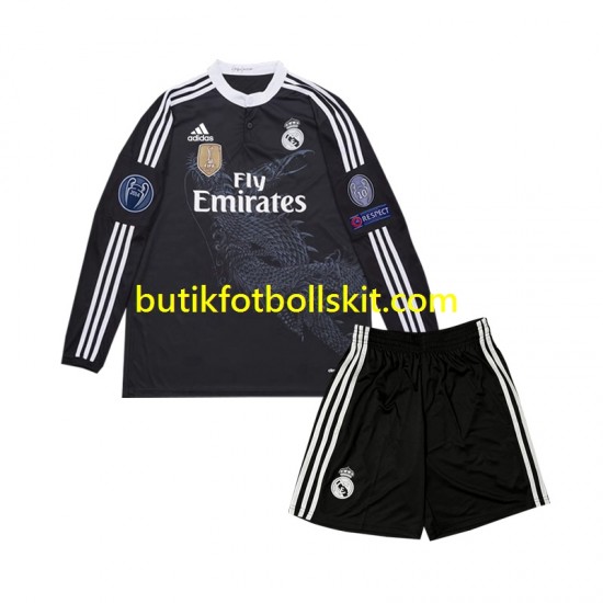Real Madrid 2014 Retro Barn Tredje Matchtröja Långärmad