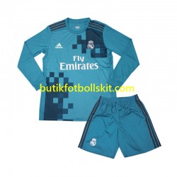 Real Madrid 2017 Retro Barn Tredje Matchtröja Långärmad