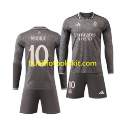 Real Madrid Modrić Luka 10 Barn Tredje Matchtröja 2024/25 Långärmad