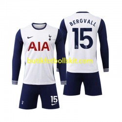 Tottenham Spurs Bergvall 15 Barn Hemma Matchtröja 2024/25 Långärmad