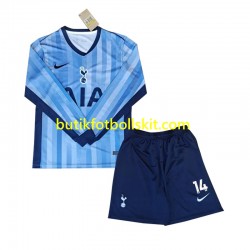 Tottenham Spurs Gray 14 Barn Borta Matchtröja 2024/25 Långärmad