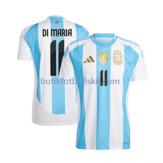 Argentina Di Maria 11 Män Hemma Matchtröja 2024 Kortärmad