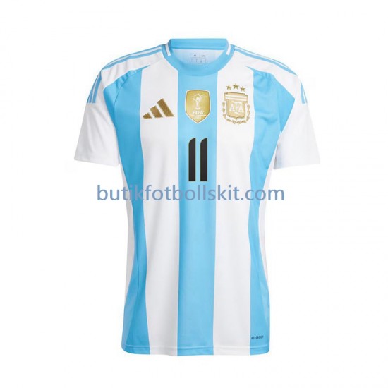 Argentina Di Maria 11 Män Hemma Matchtröja 2024 Kortärmad