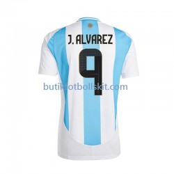 Argentina Julian Alvarez 9 Män Hemma Matchtröja 2024 Kortärmad