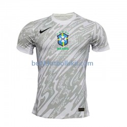 Brasilien Målvakt Män Hemma Matchtröja 2024 Kortärmad