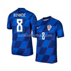 Kroatien Mateo Kovacic 8 Män Borta Matchtröja Euro 2024 Kortärmad