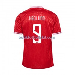 Danmark Hojlund 9 Män Hemma Matchtröja Euro 2024 Kortärmad
