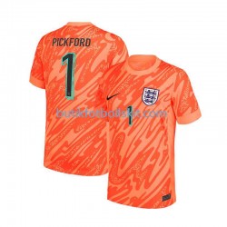 England Pickford 1 Målvakt Män Hemma Matchtröja Euro 2024 Kortärmad