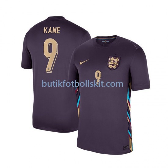 England Harry Kane 9 Män Borta Matchtröja Euro 2024 Kortärmad