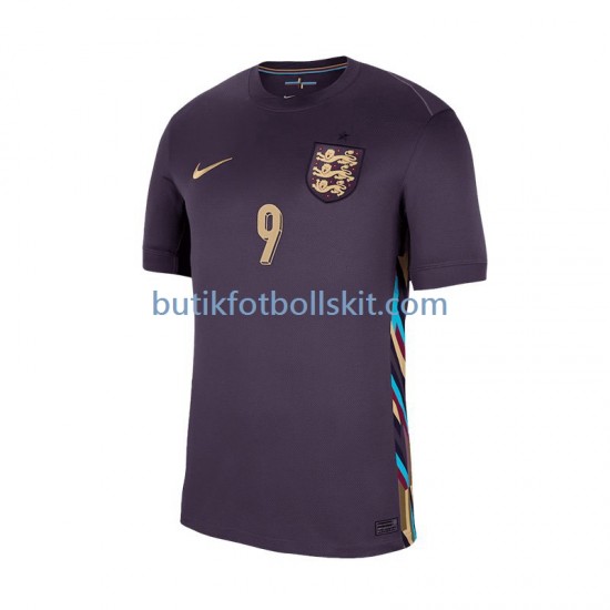 England Harry Kane 9 Män Borta Matchtröja Euro 2024 Kortärmad