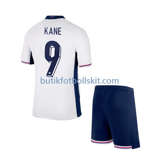 England Harry Kane 9 Barn Hemma Matchtröja Euro 2024 Kortärmad